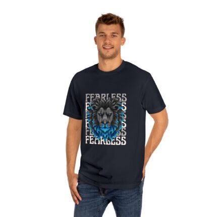 Fearless Lion Graphic Tee, Unisex T-Shirt, Inspirational Apparel, Birthday Gift, Motivational Fashion, Animal Lover Top