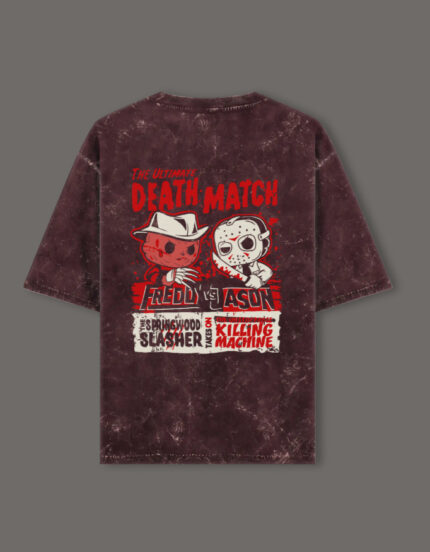 Unisex Acid Washed Oversized Tee